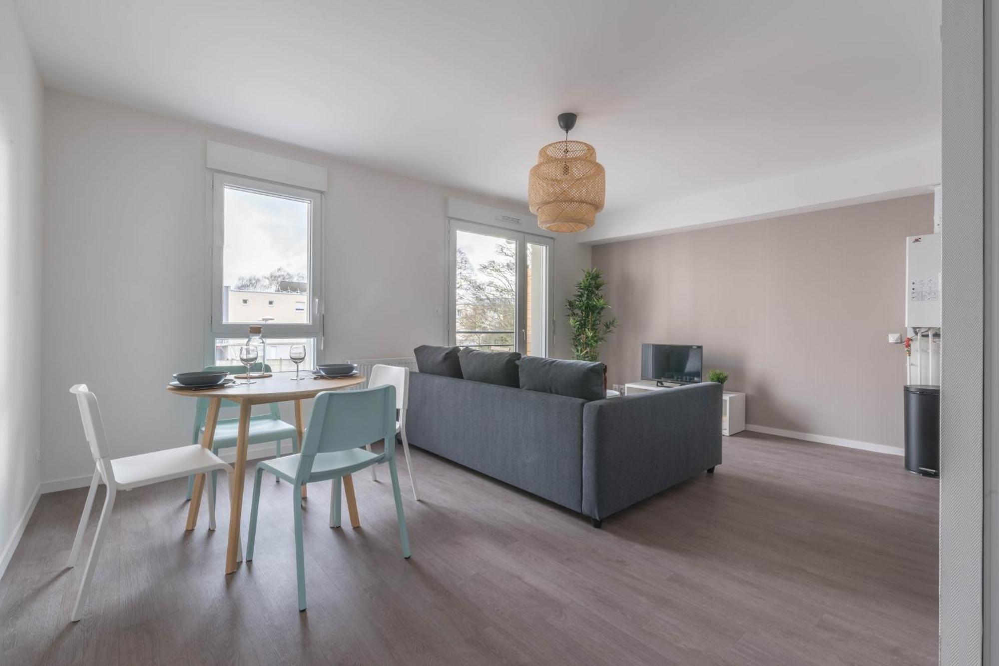 Apartmán Theo - T2 Proche Gare Le Mans Exteriér fotografie